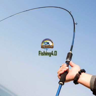Bộ Cần Câu Lure máy ngang giá rẻ - Cần Fishing of Catch + máy ngang lure fishing reel + tặng kèm phụ kiện ( Bộ 62 )