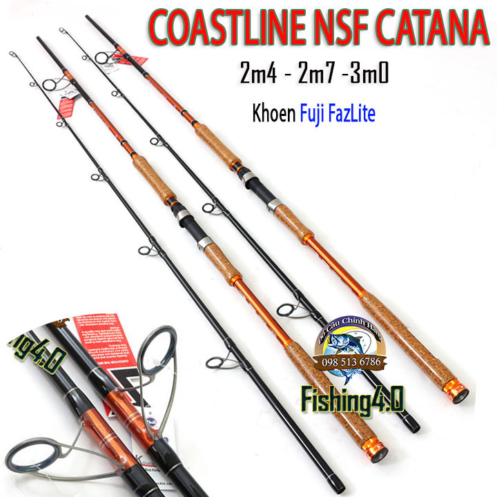 Cần câu Coastline NSF CATANA - Khoen Fuji Fazlite