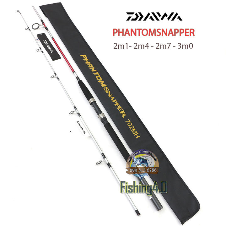 Cần Câu Daiwa PhantomSnapper  2m1 2m4 2m7 3m - Cần Câu chất lượng kiểu dáng thể thao.