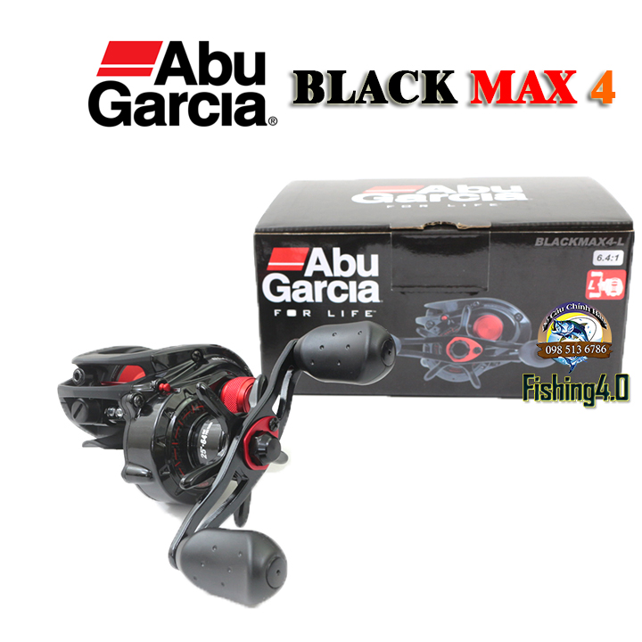Máy Ngang Abu garcia Black Max 4 - New 2021